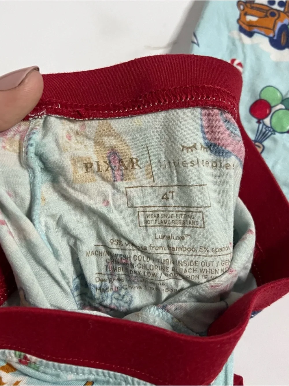 Little Sleepies Disney Pixar Snowglobe Bamboo Pajama Set